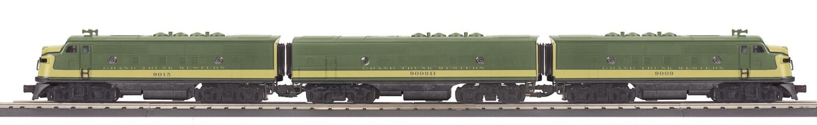 MTH 30-2717-1 ” GRAND TRUNK WESTERN F3’S A B A , PS-2 ” MRSP $499.95, LOT #46867