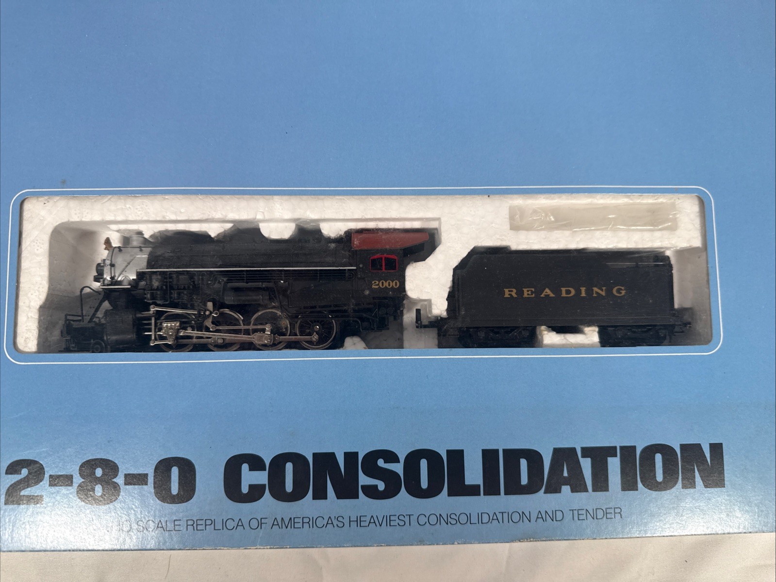 Vintage Bachmann Great Northern #1257 2-8-0 Consolidation Steam Locomotive