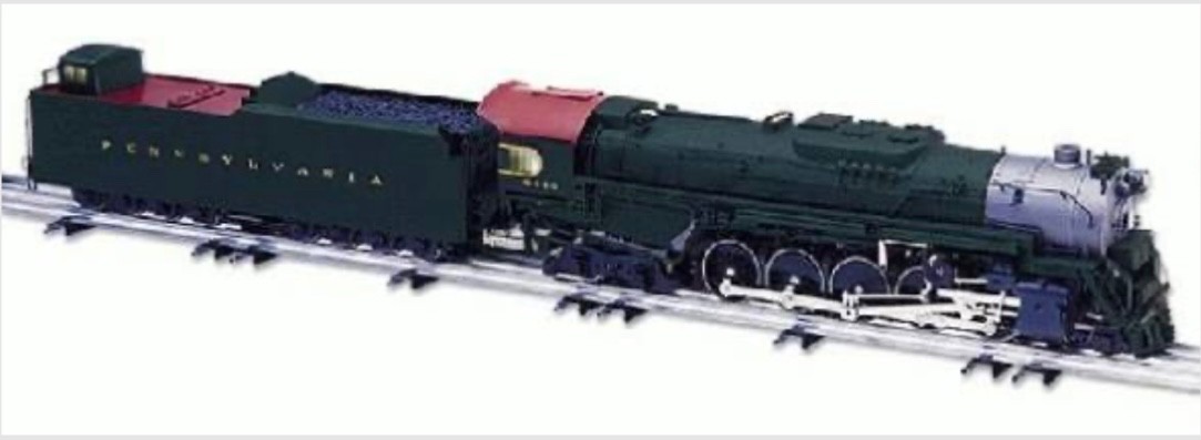 Lionel 6-28078 O Gauge Pennsylvania 2-10-4 “Texas” Steam Loco & Tender #6496 NOS