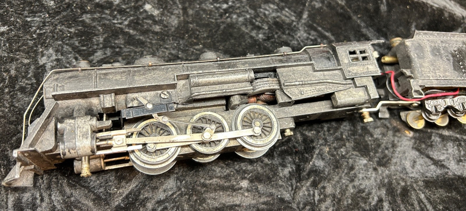 A.C. Gilbert American Flyer Train HO Scale Locomotive & Tender Rare P9489 c3-1