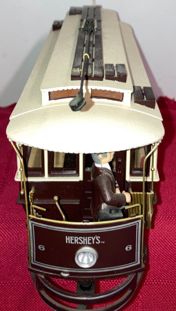 Bachmann “G” #93855 Hershey’s Street Car #6 “Chocolate Town USA” NOS Runs Well