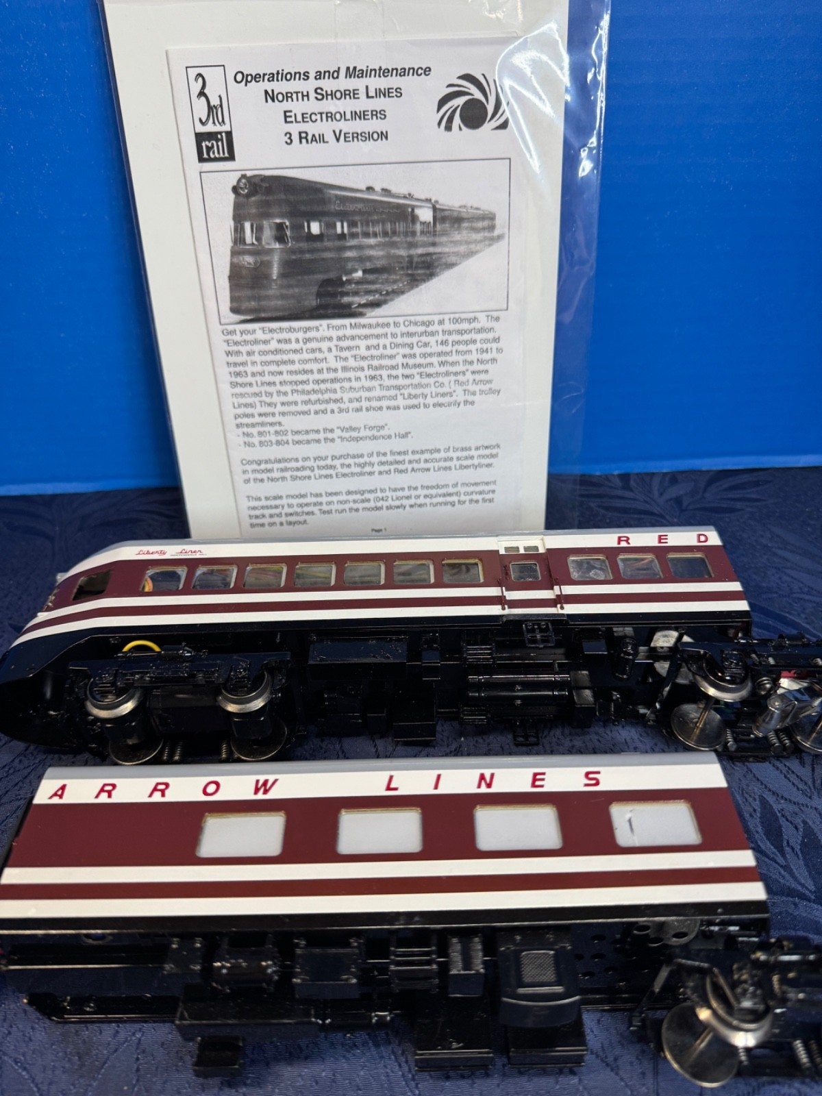 Sunset Models 3 Rail O Brass Red Arrow Lines Libertyliner (3-Rail)