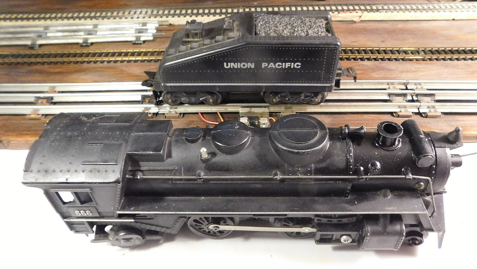 MARX 2-4-2 Smoker Locomotive ~ Union Pacific ~ Double-Reduction Rd# 666 – O