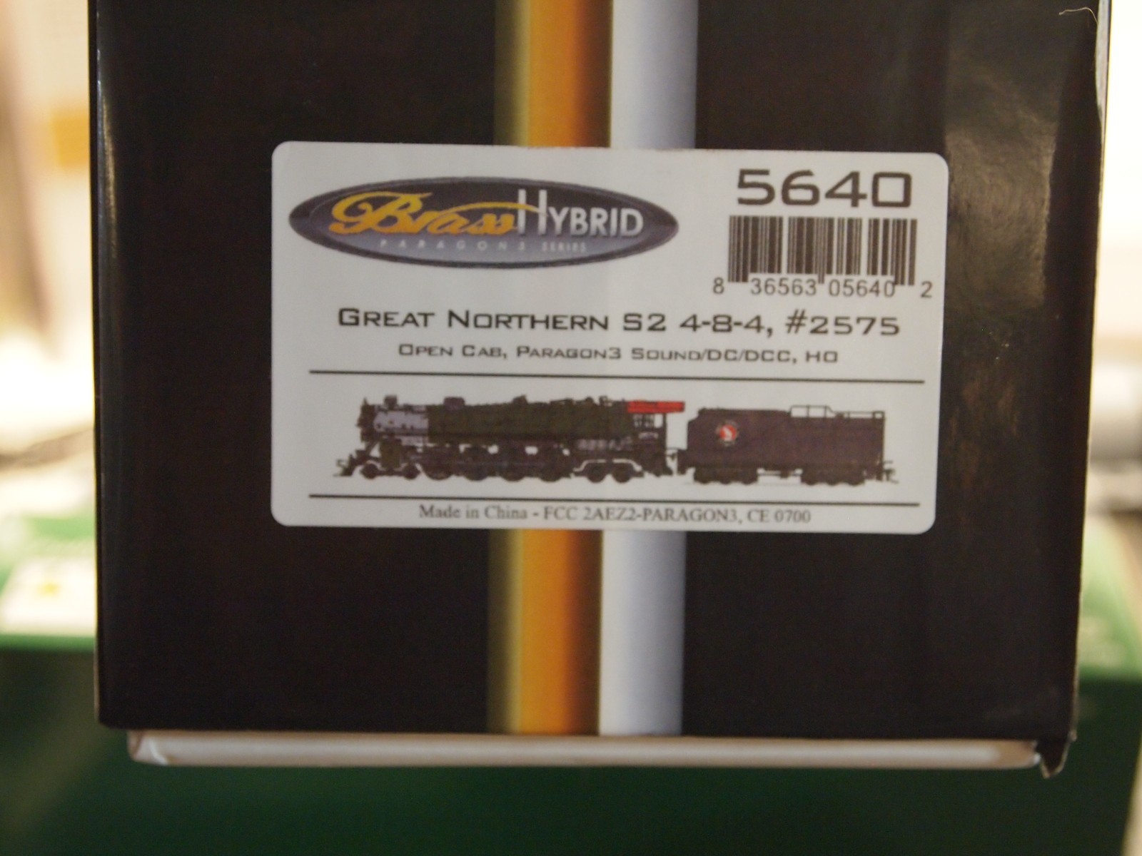 BROADWAY LIMITED 5640 GREAT NORTHERN S2 4-8-4 “NORTHERN” ROAD NUMBER GN 2575