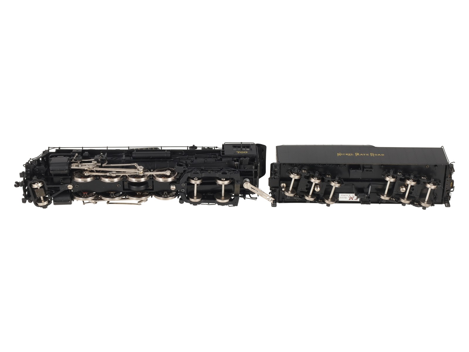 Precision Scale 16626-1 HO BRASS Nickel Plate Road 2-8-4 Steam Loco & Tender#700