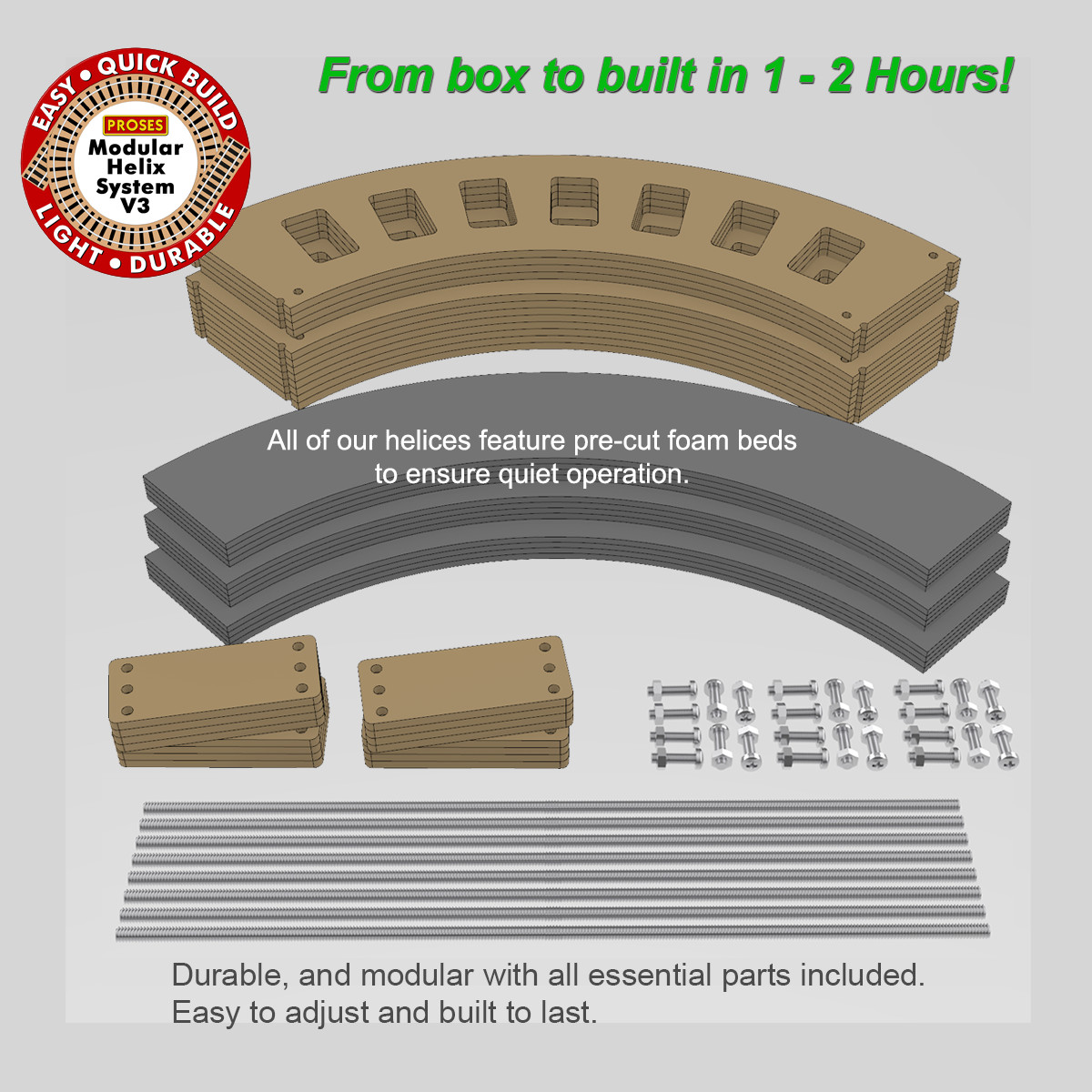 Z Scale / Gauge Model Train Helix for Marklin Z and all Flexible Tracks