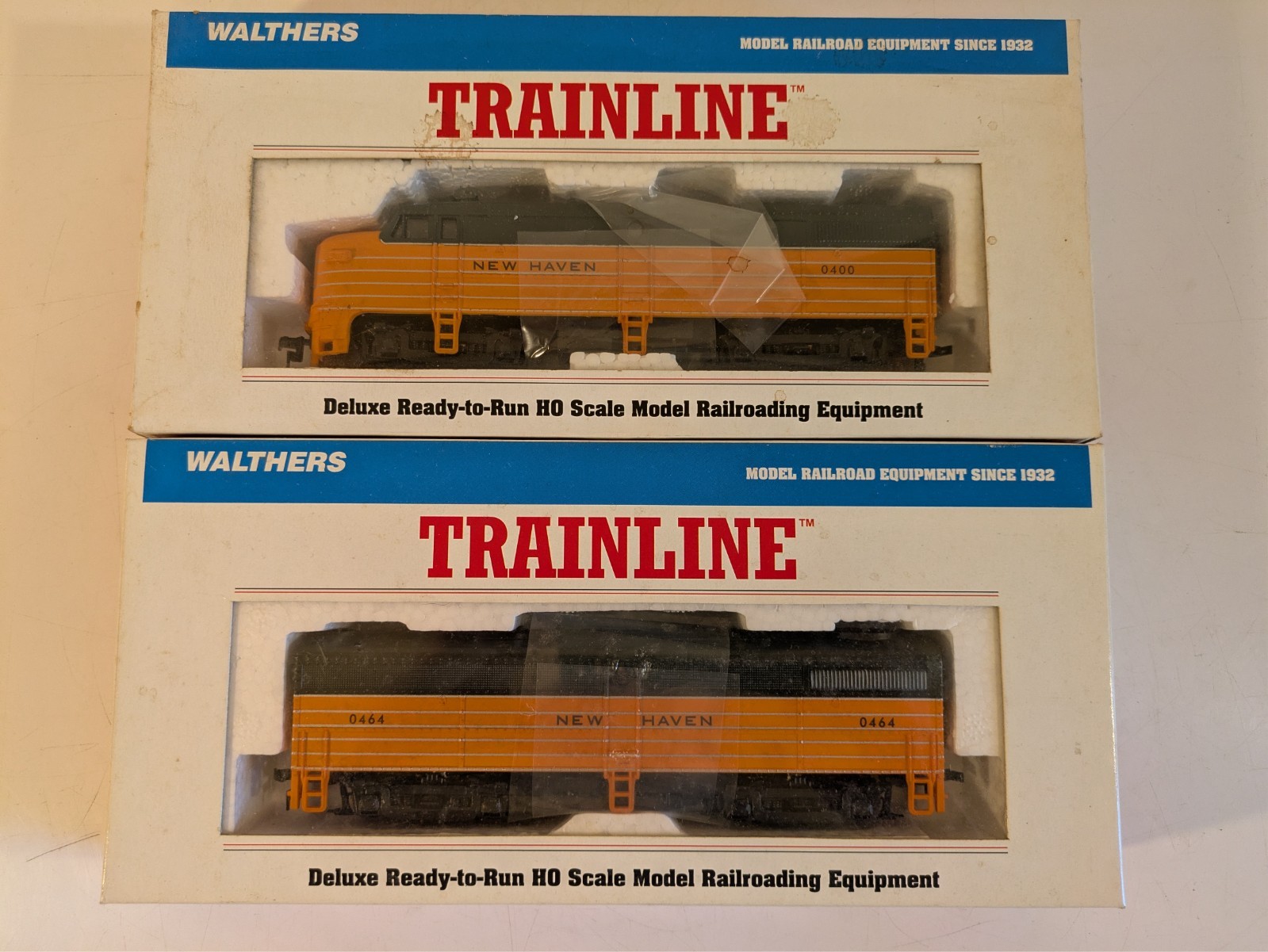 HO Alco FA1/FB1 Set (Both Pwd) NH New Haven DC NIB NOS # 931-223/71
