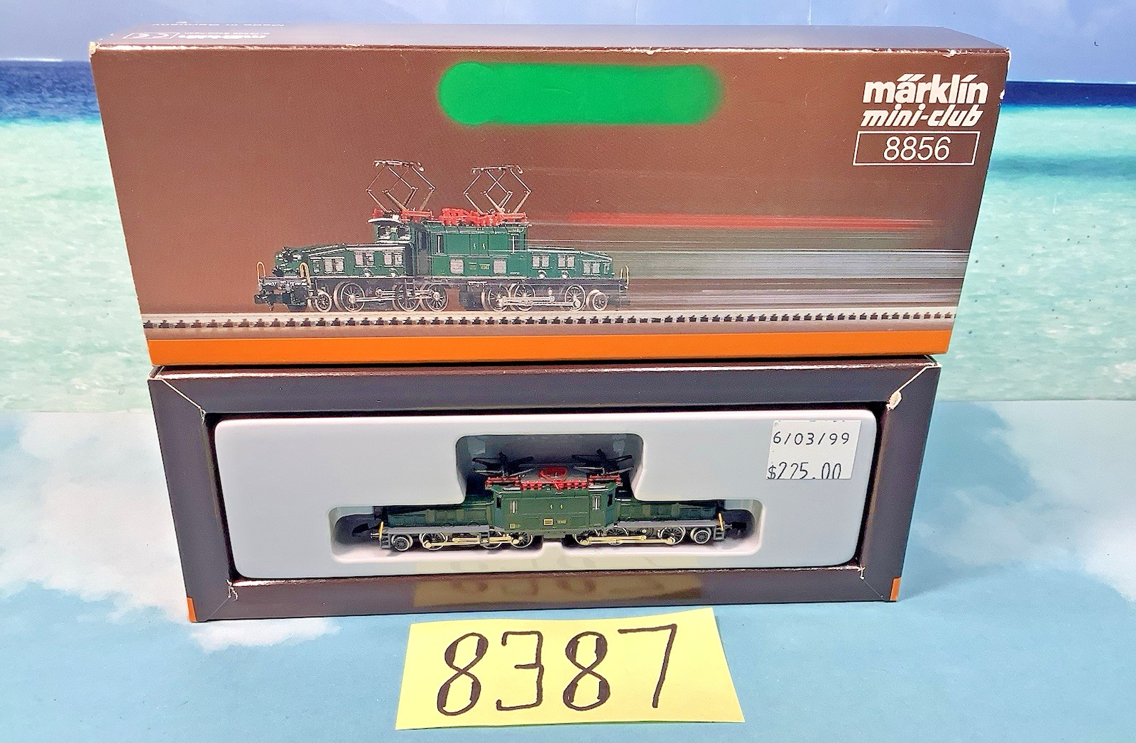 MARKLIN Z # 8856 MINI-CLUB CROCODILE ELECTIC LOCOMADE W.GERMANY OB,INSTRUCTION
