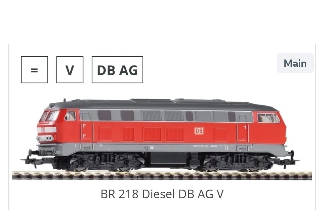 Piko DB BR 218 Diesel Locomotive 57901-2 HO Scale DCC Ready