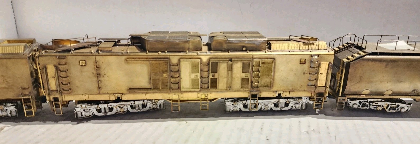 Alco Models HO Scale Brass Gas Turbine Set 3 Units Undecorated