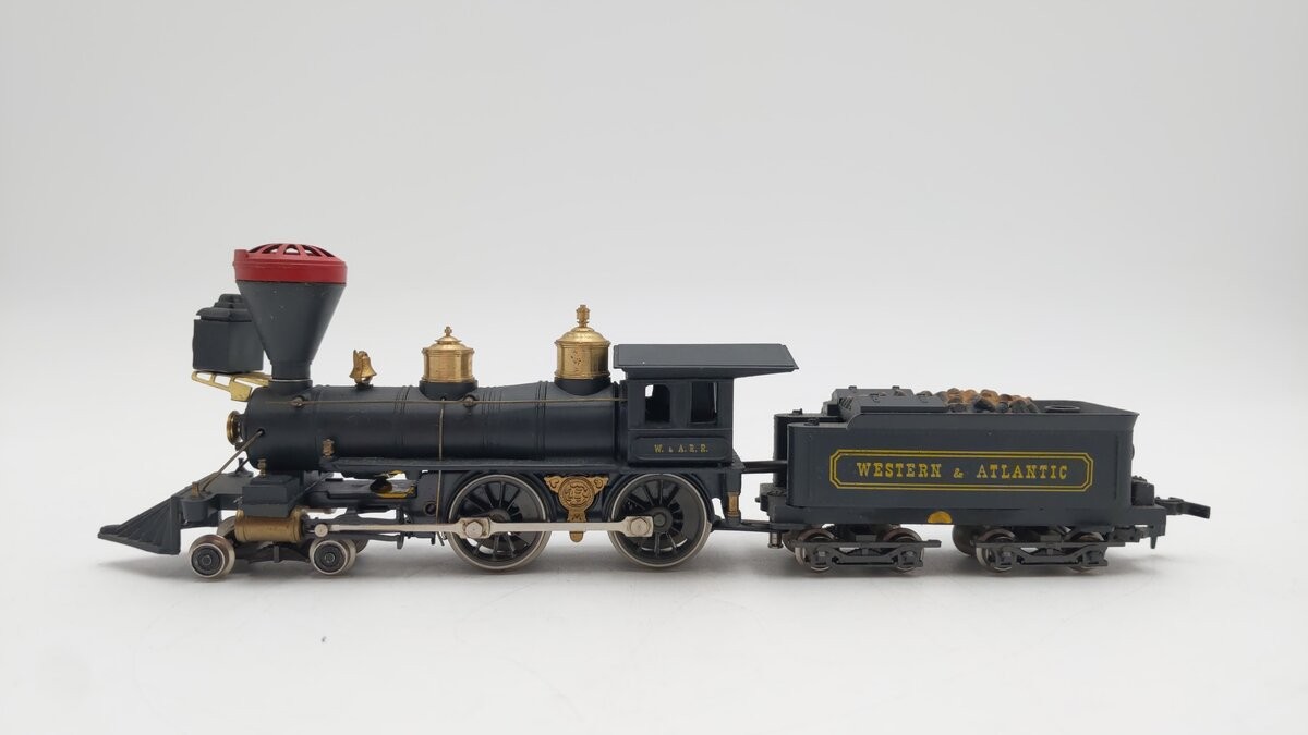 Pocher HO Scale Western & Atlantic 4-4-0 Steam Locomotive & Tender #12