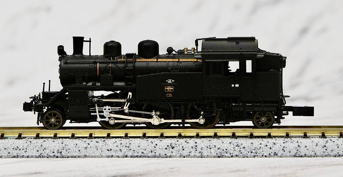 Kato 2022-1 JNR Steam Locomotive c12, NIB, n scale, ships from the USA