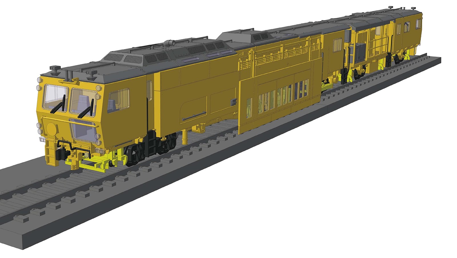 Multiple Tongue Parts 09-16 Plasser & Theurer Genuine Color Display Kit
