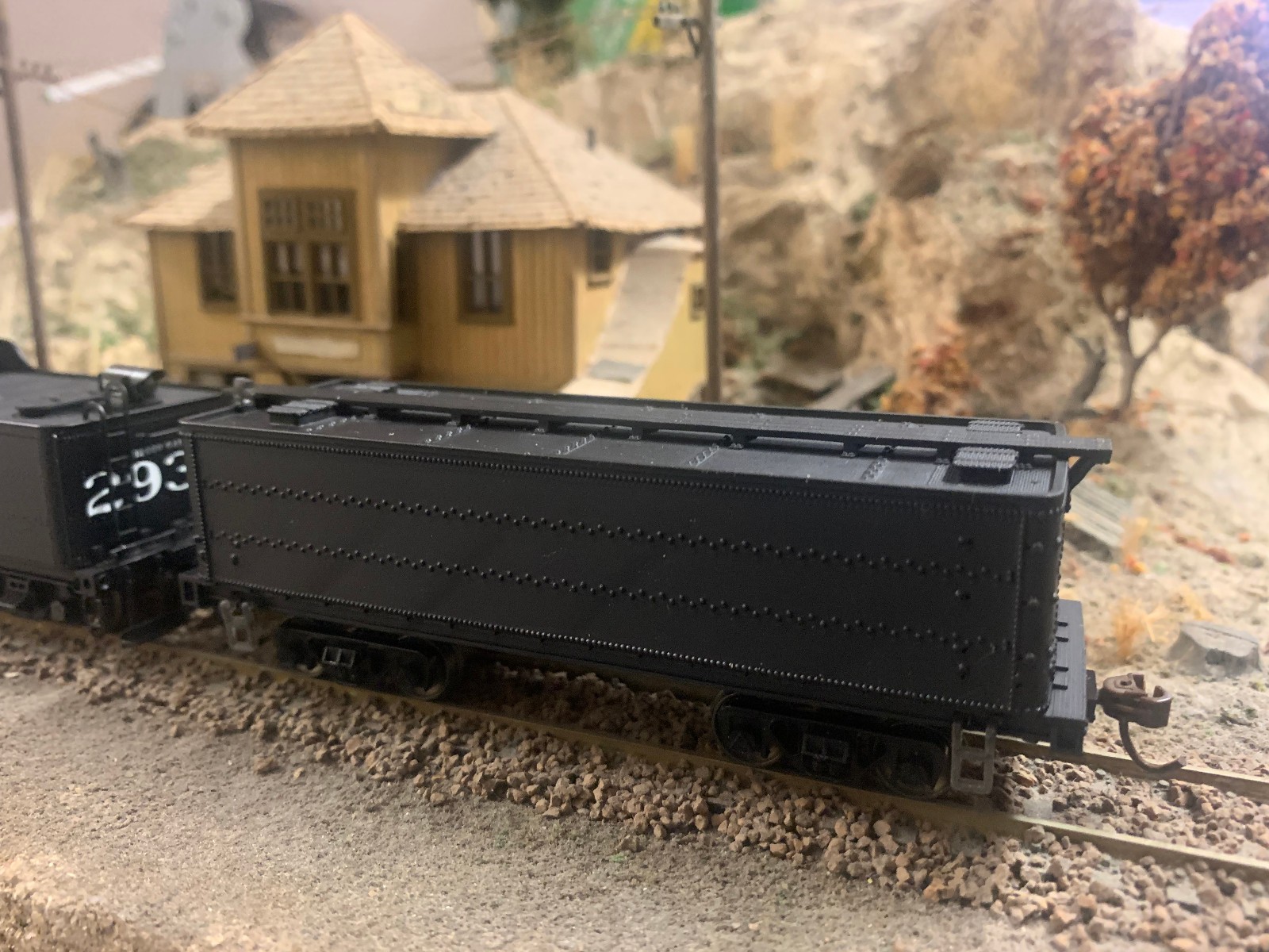 ILLINOIS CENTRAL & FRISCO #600 WATER TENDER HO RESIN MODEL READY TO RUN NEW!