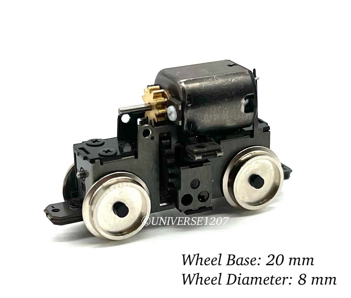 N/HOn30/HOe/009 Gauge Aru-Model N20B Locomotive Power Drive Chassis Φ8mm Engine
