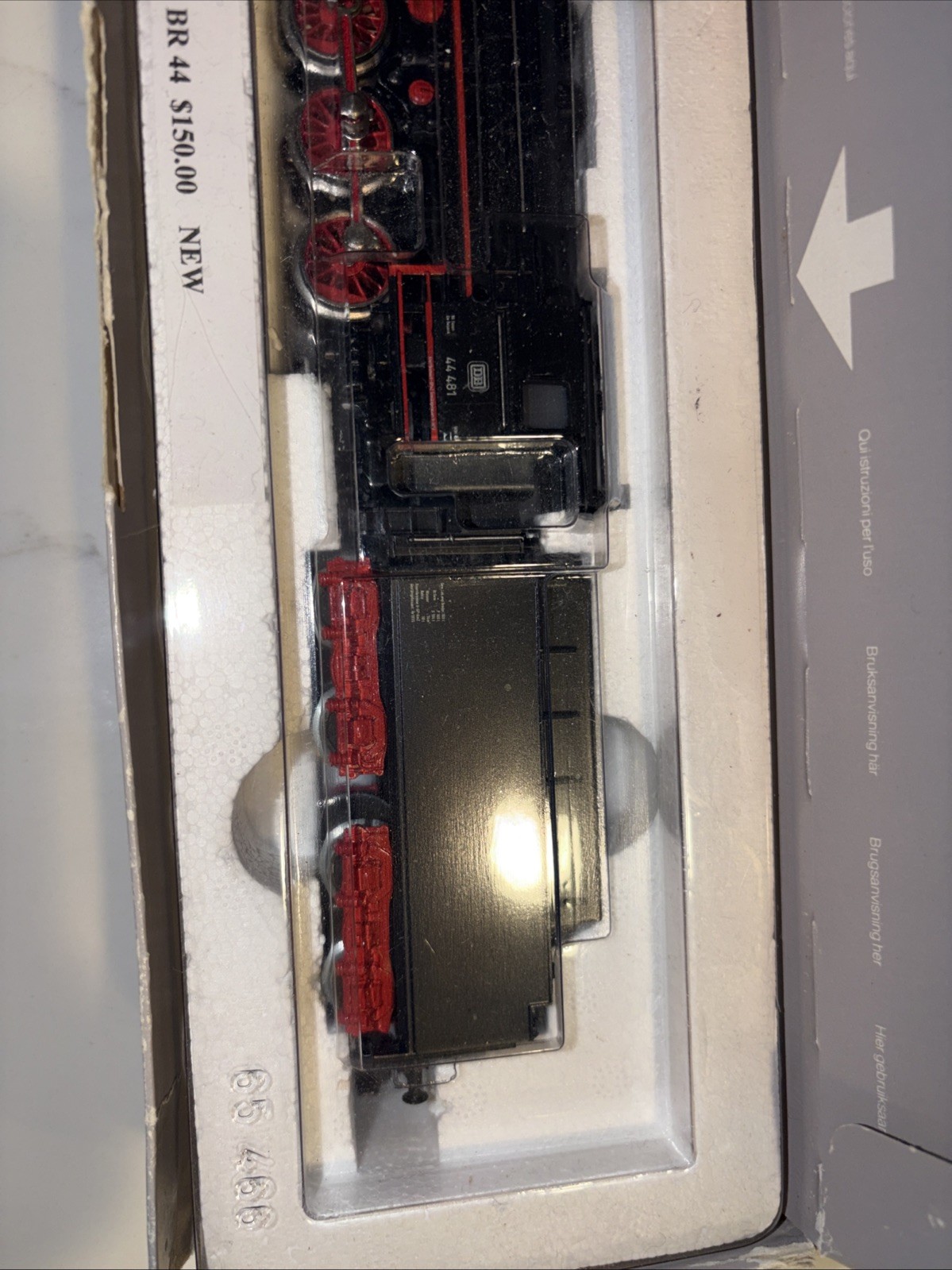 Märklin 3108 Dampflokomotive BR 44 der DB aus Sammlung mit OVP New Old Stock