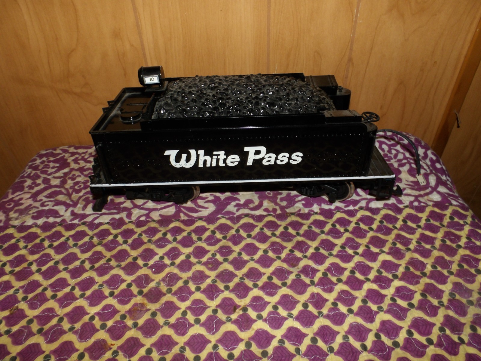 TENDER FOR BACHMANN “G” SCALE, WHITE PASS 4-6-0 STEAM LOCOMOTIVE