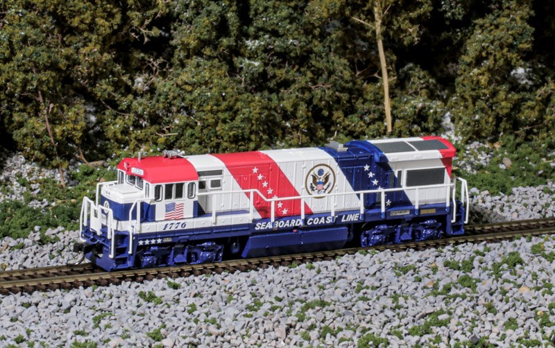 ATLAS 40005939 N SCALE SEABOARD COASTLINE U36B GOLD ESU LOKSOUND/DCC ROAD # 1776