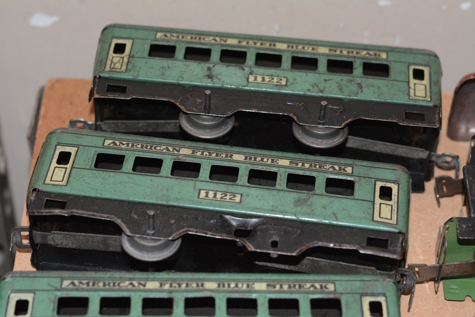 Railroad Model Trains. Lot of Vintage Pre-war Train Equipment