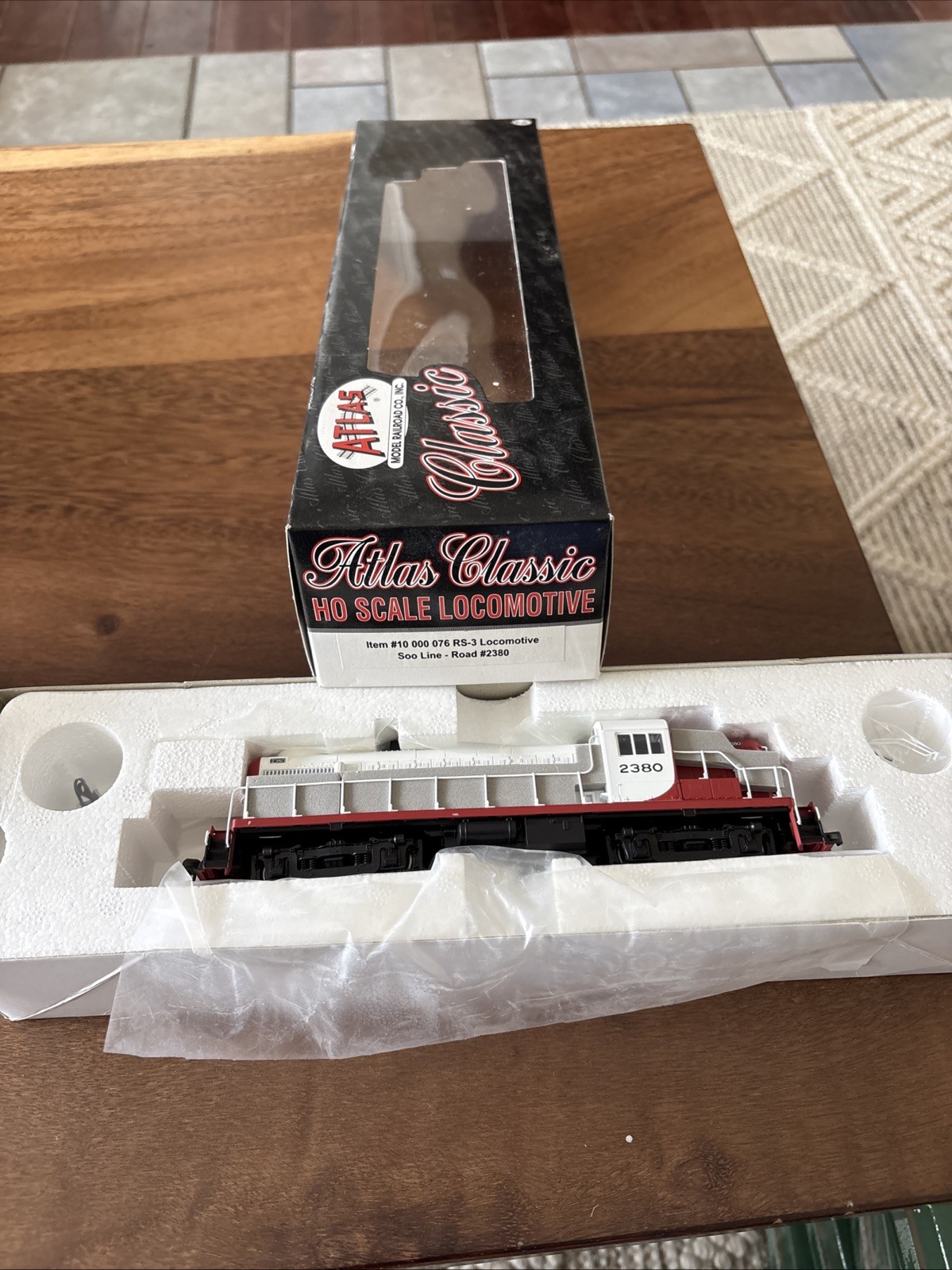 HO ATLAS Classic 10000076 RS-3 LOCOMOTIVE SOO LINE #2380 New