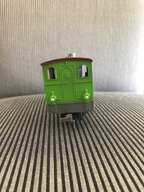 Playart HO Scale 0-4-0 Steam Engine #4 H-602 Green Brown Metal-Silver