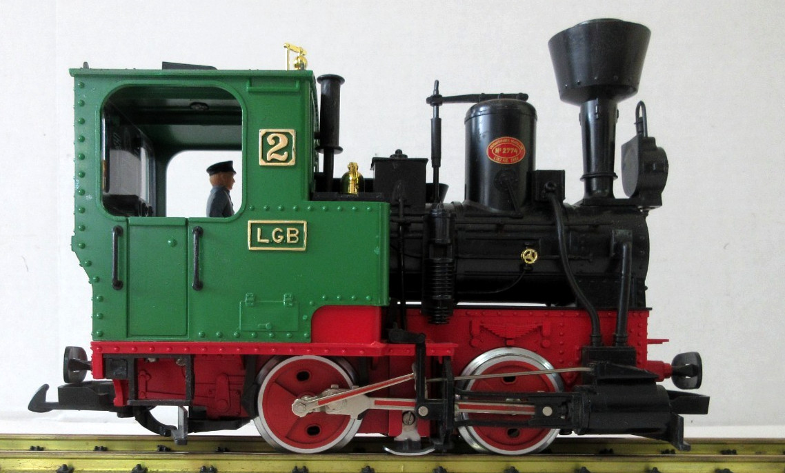 LGB 2020 STANZA 0-4-0 STEAM ENGINE w/ DRIVER ON LEFT