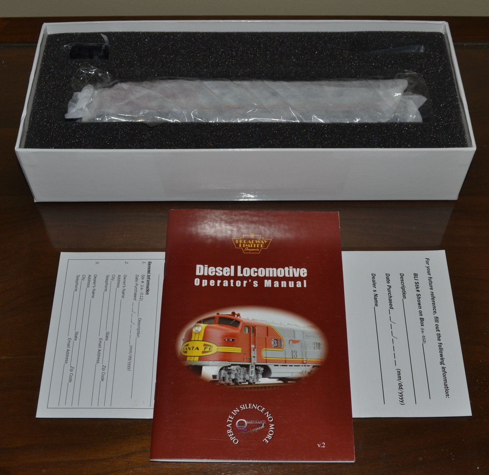 NEW Broadway Limited 442 Santa Fe EMD E8A #82L Power Sound/DC/DCC HO ATSF VIDEO