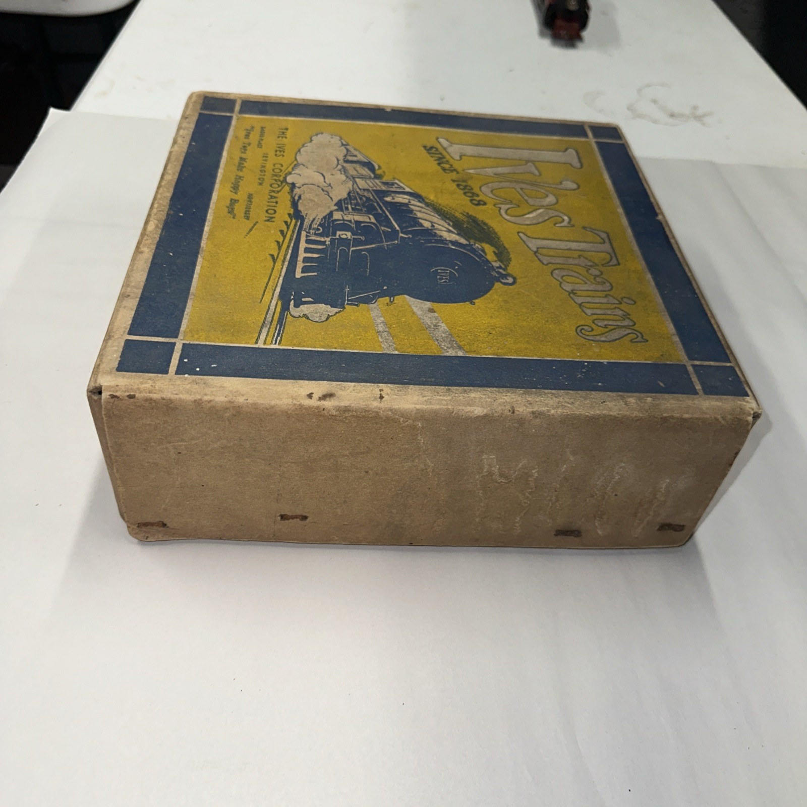 Lionel Ives Prewar O Gauge Mechanical Freight Train Set Box Only 1595 Transition