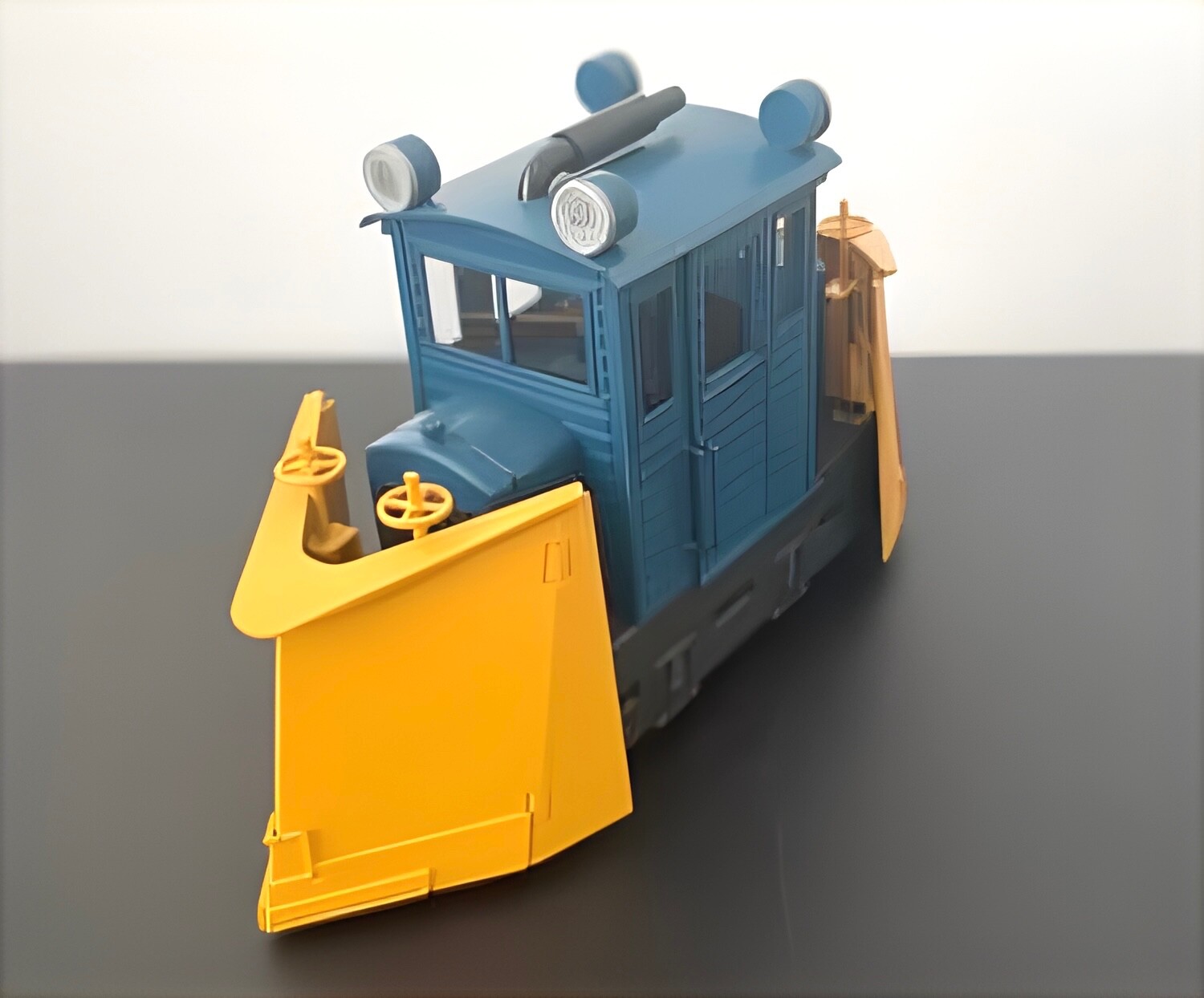 0n18 Scale Freelance Snow Plow Diesel Locomotive On18 Narrow Gauge Engine P.H