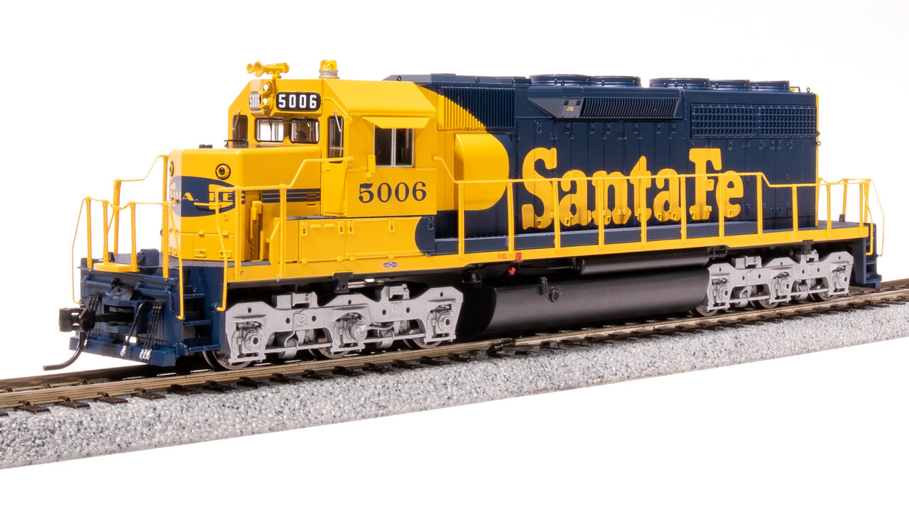 Broadway Limited 9031 HO ATSF EMD SD40 Blue/Yellow Warbonnet No-Sound #5010