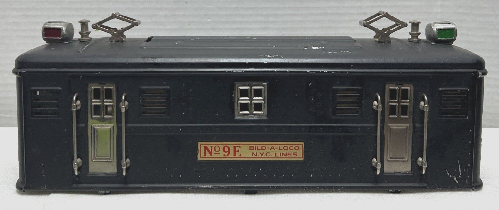 LIONEL,WILLIAMS,MTH STANDARD GAUGE REPAINTED BLACK 9E ELECTRIC LOCOMOTIVE SHELL