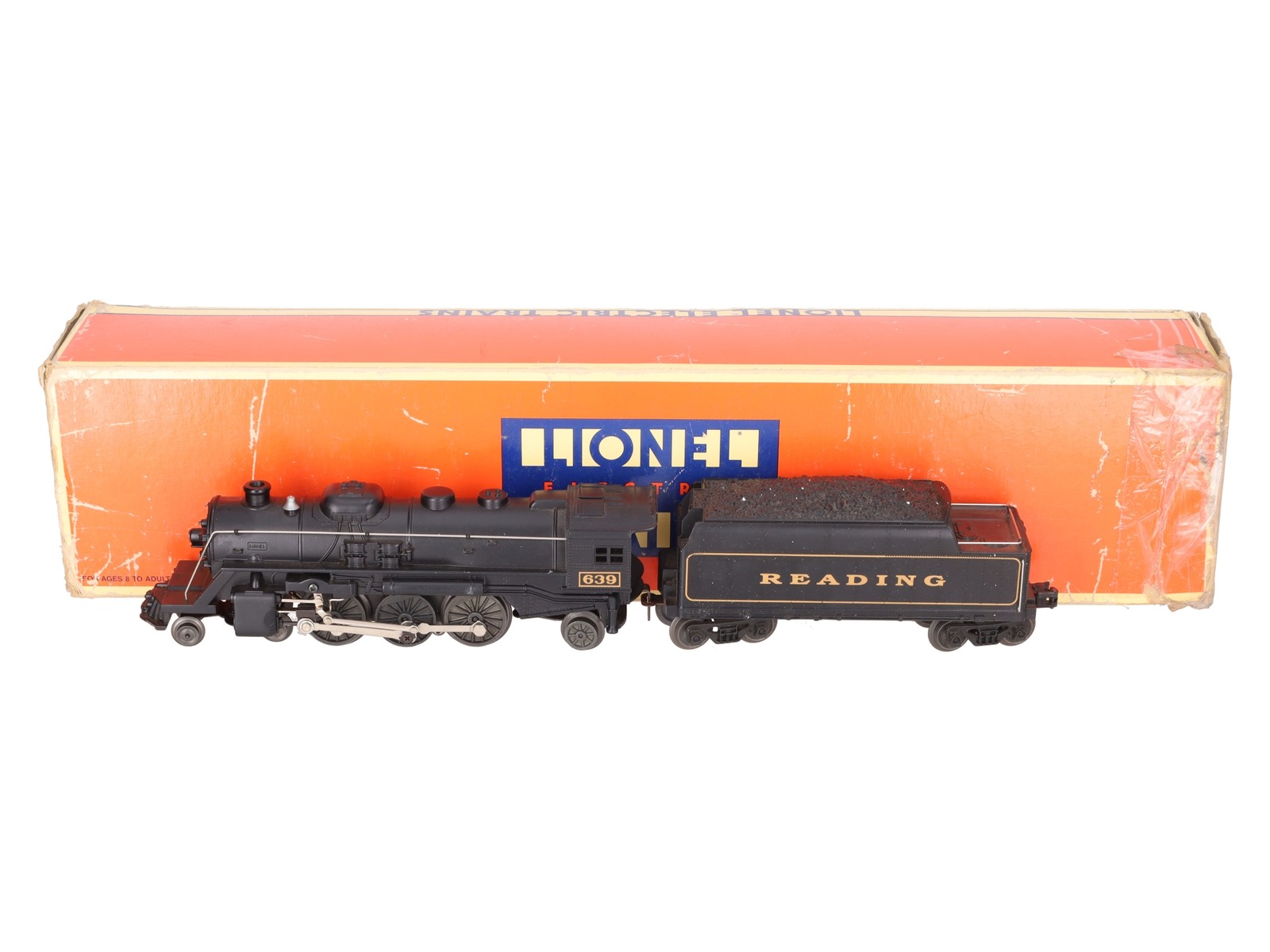 Lionel 6-18639 O Gauge Reading 4-6-2 Steam Locomotive & Tender #639/Box