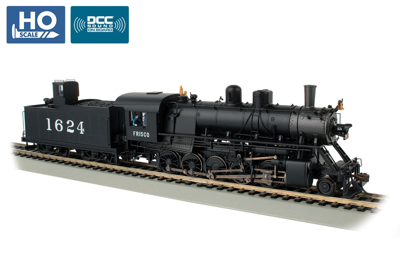 Bachmann HO Scale ~ Baldwin 2-10-0 Russian Decapod ~ Frisco ~ DCC/Sound ~ 85403