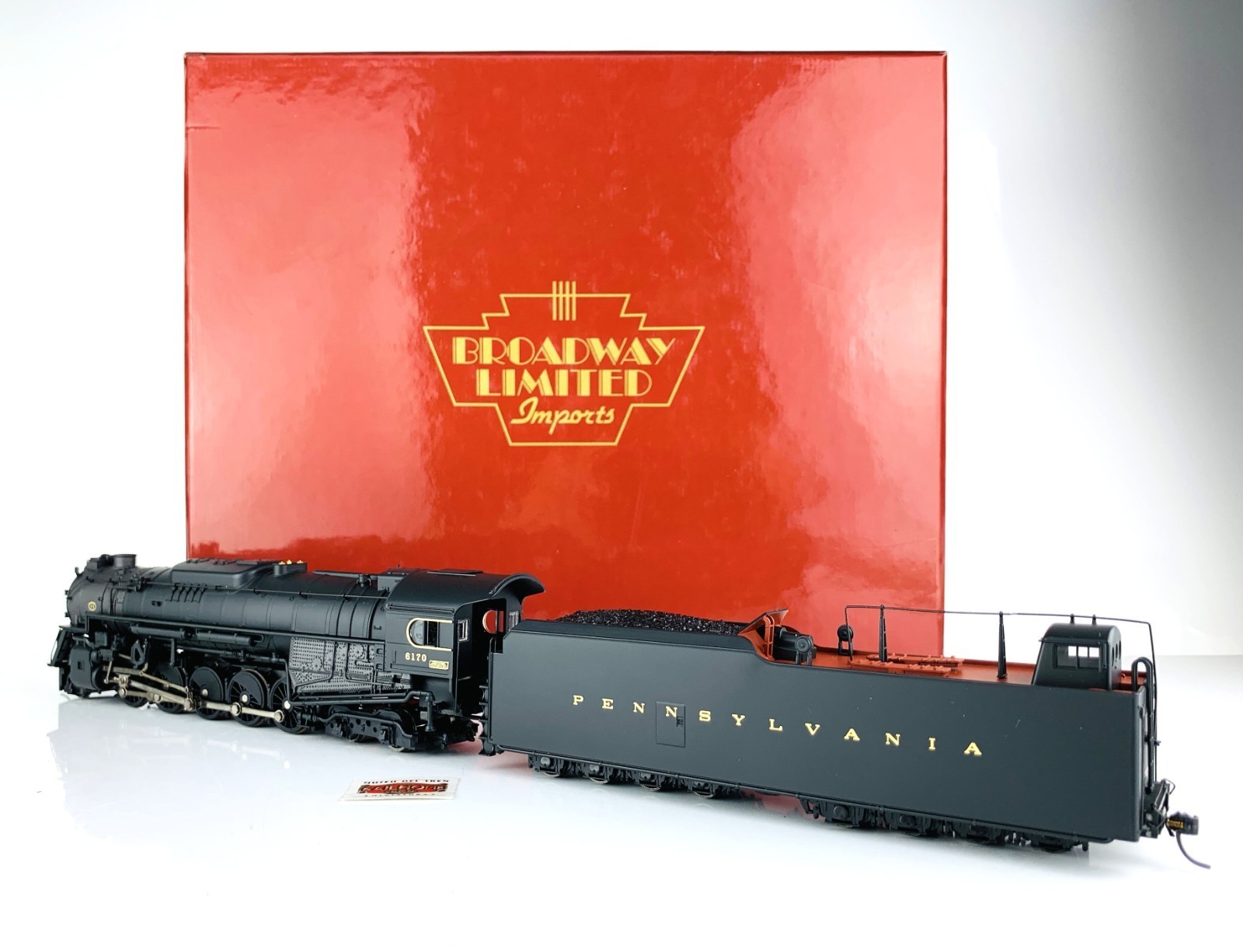 PR647 BROADWAY LIMITED H0 023 – STEAM LOCOMOTIVE PRR J1 2-10-4 # 6170 – NEW!