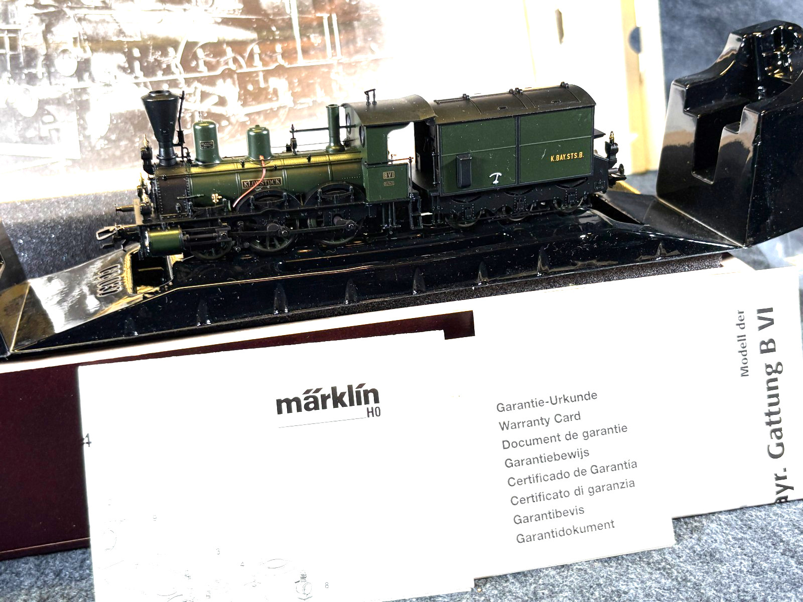 Marklin 37974 Loko Klopstock B VI from the K.Bay.Sts.B, New mfx