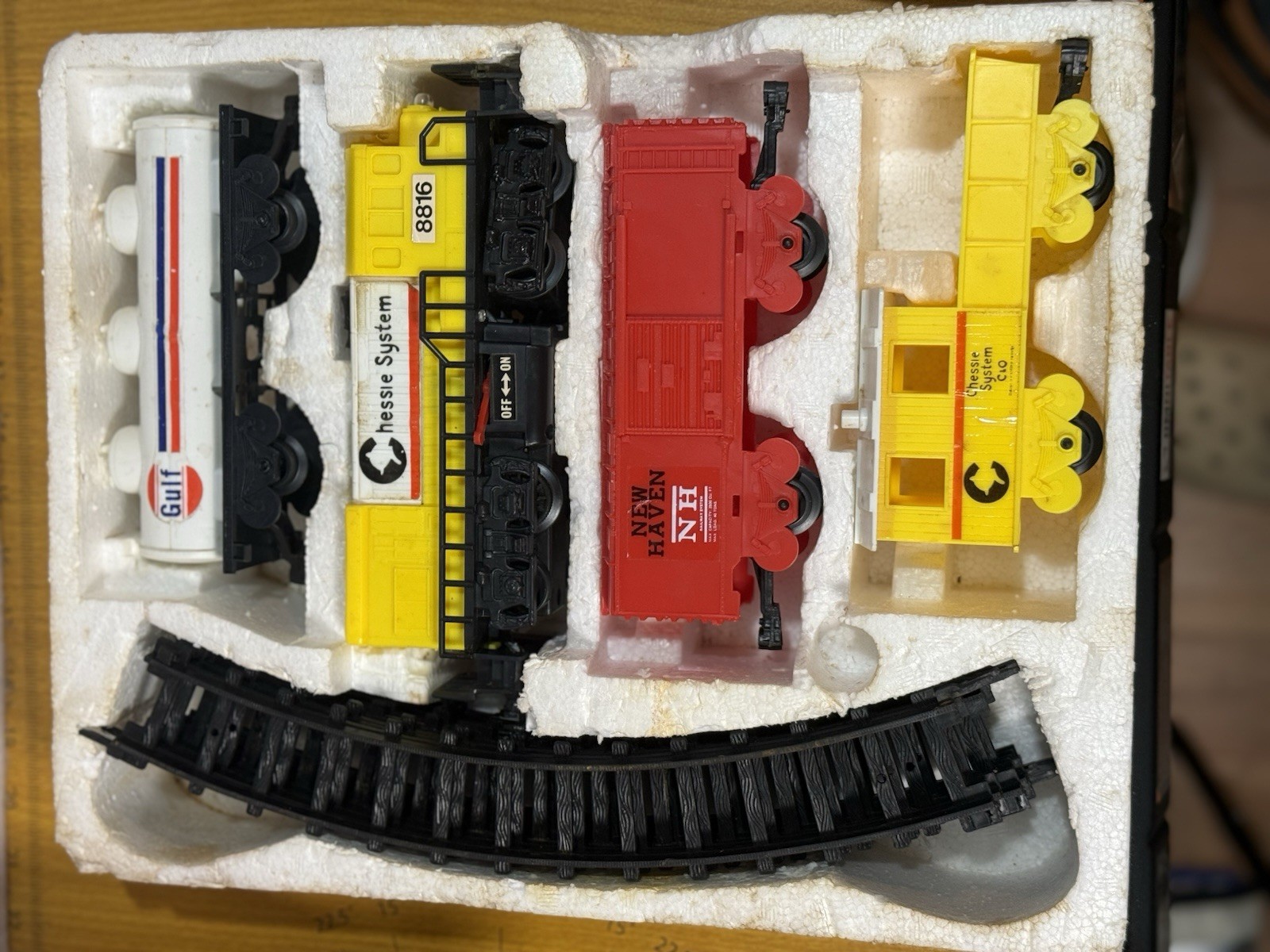 Vintage 1976-The Chessie Battery Diesel Train Set-Durham Rail Power NO.8816