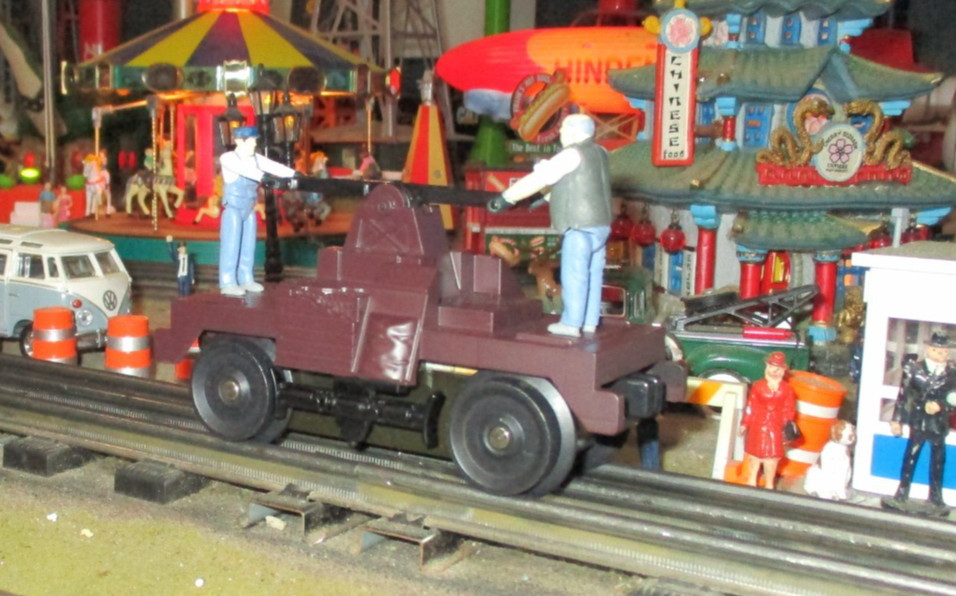 MTH 30-2509 Tuscan Maintenance of Way Bump-N-Go Hand Car O/027 ga wks/ Lionel 99
