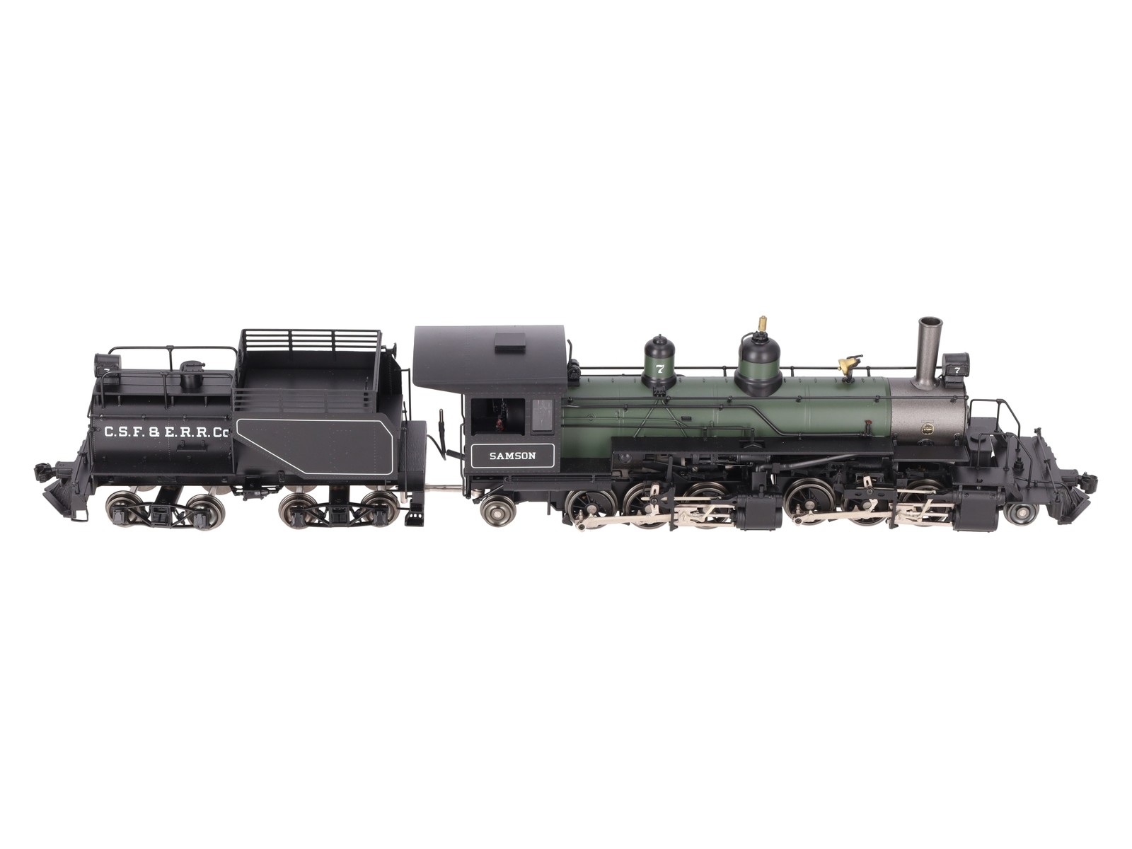 Sunset Models O Brass Samson Green Boiler 2-6-6-2 Steam Loco & Tender #7 2-Rail