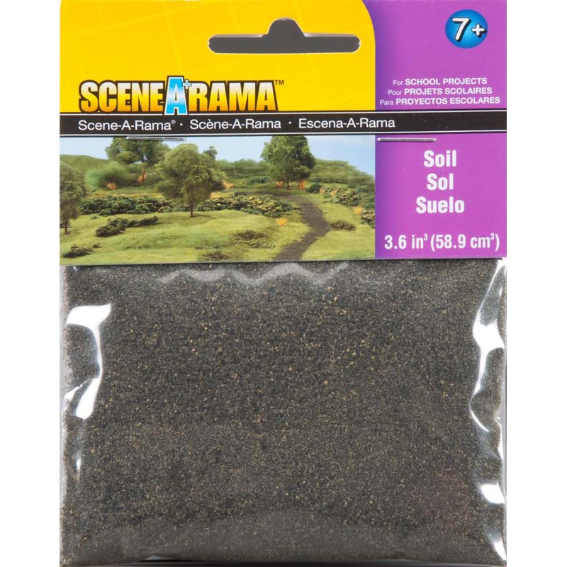 Woodland Scenics Scene-A-Rama Scenery Bags Soil 2oz WOOSP4182 Science Kits &