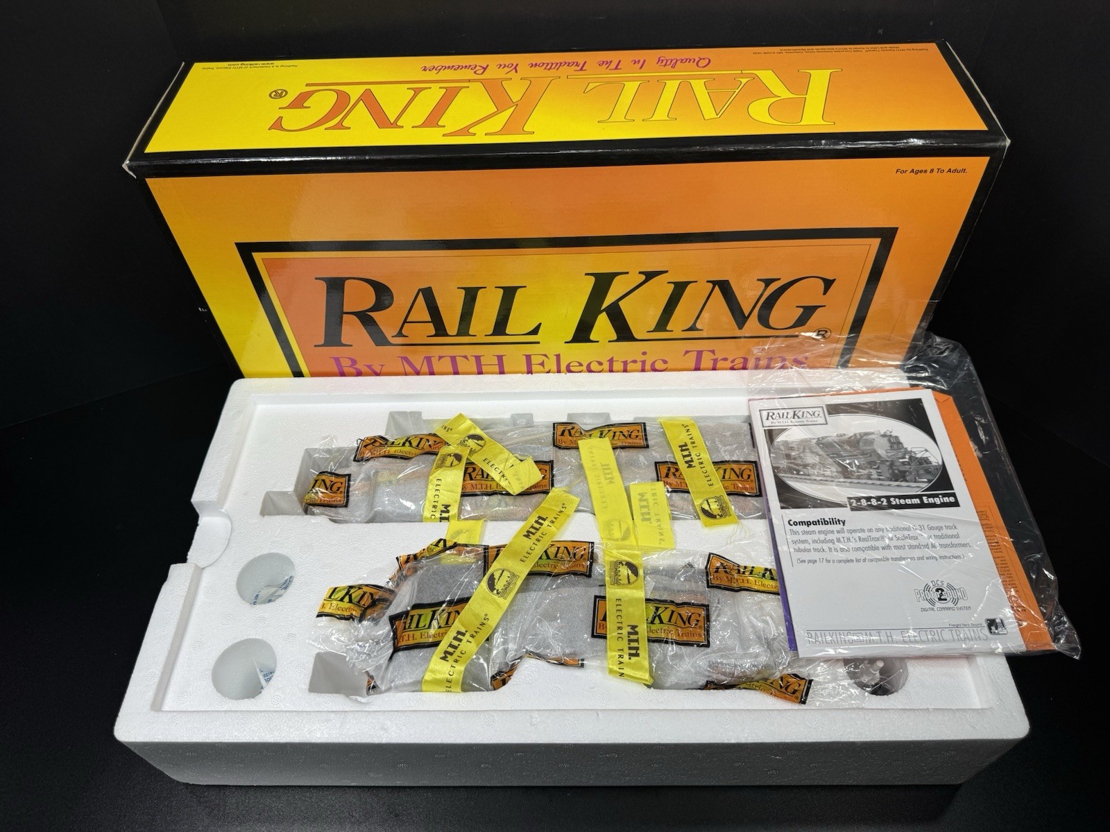MTH RailKing 30-1307-1 Norfolk & Western 2-8-8-2 steam loco #2011 PS2 BCR LNIB
