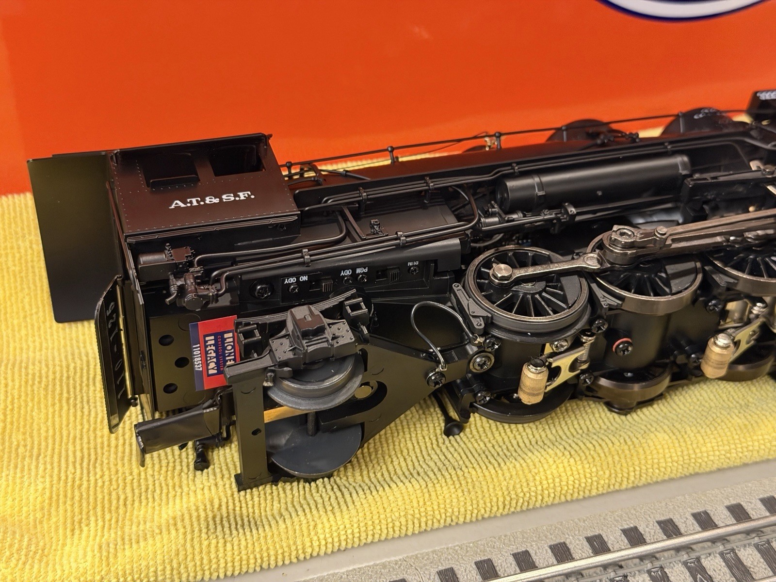 Lionel O-Scale 6-84472 Legacy ATSF Santa Fe Brass Hybrid Mikado Steam Locomotive