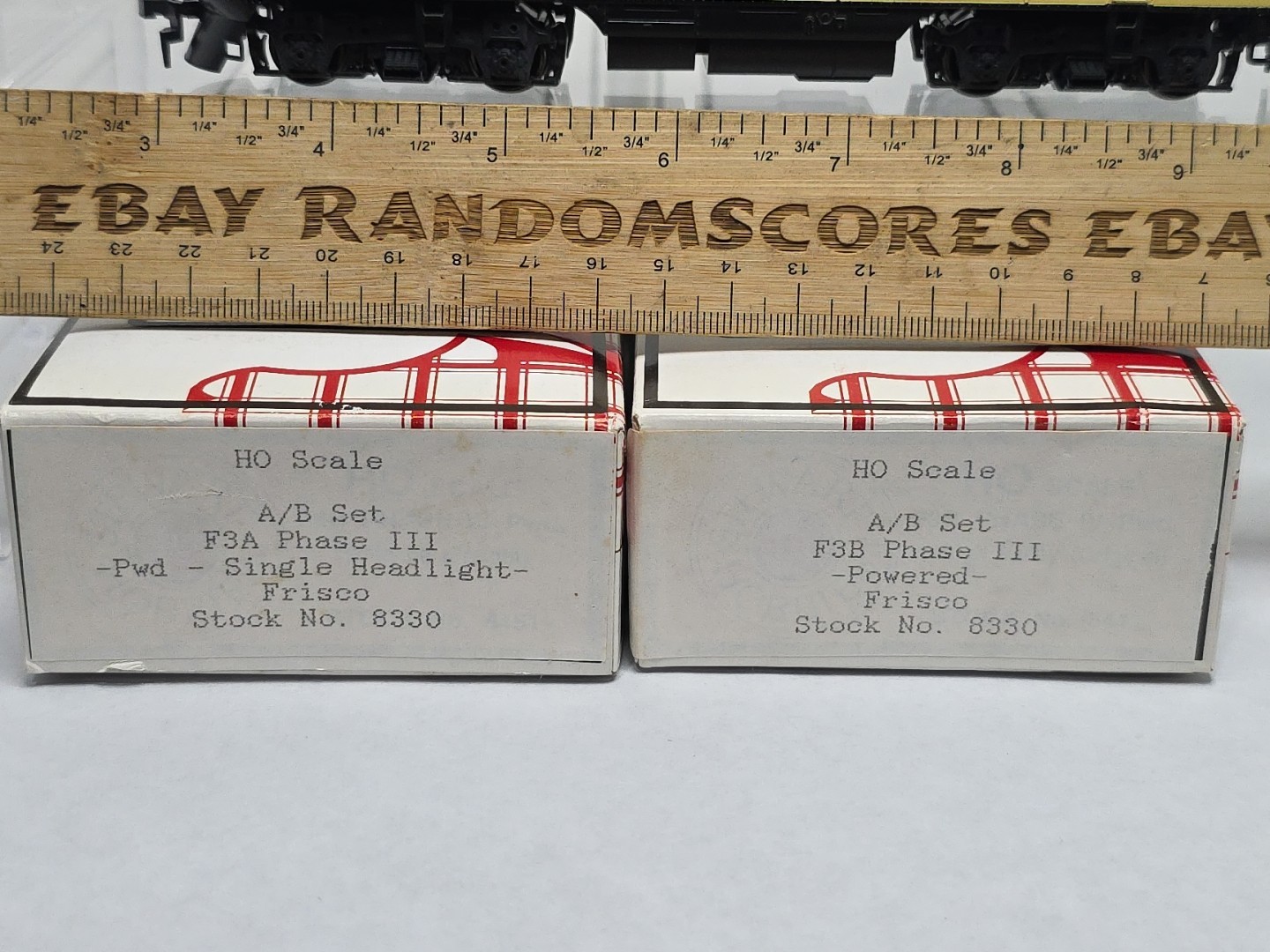 Stewart/Kato HO Scale 8330 Frisco F3 A/B Phase III Both Powered NIB