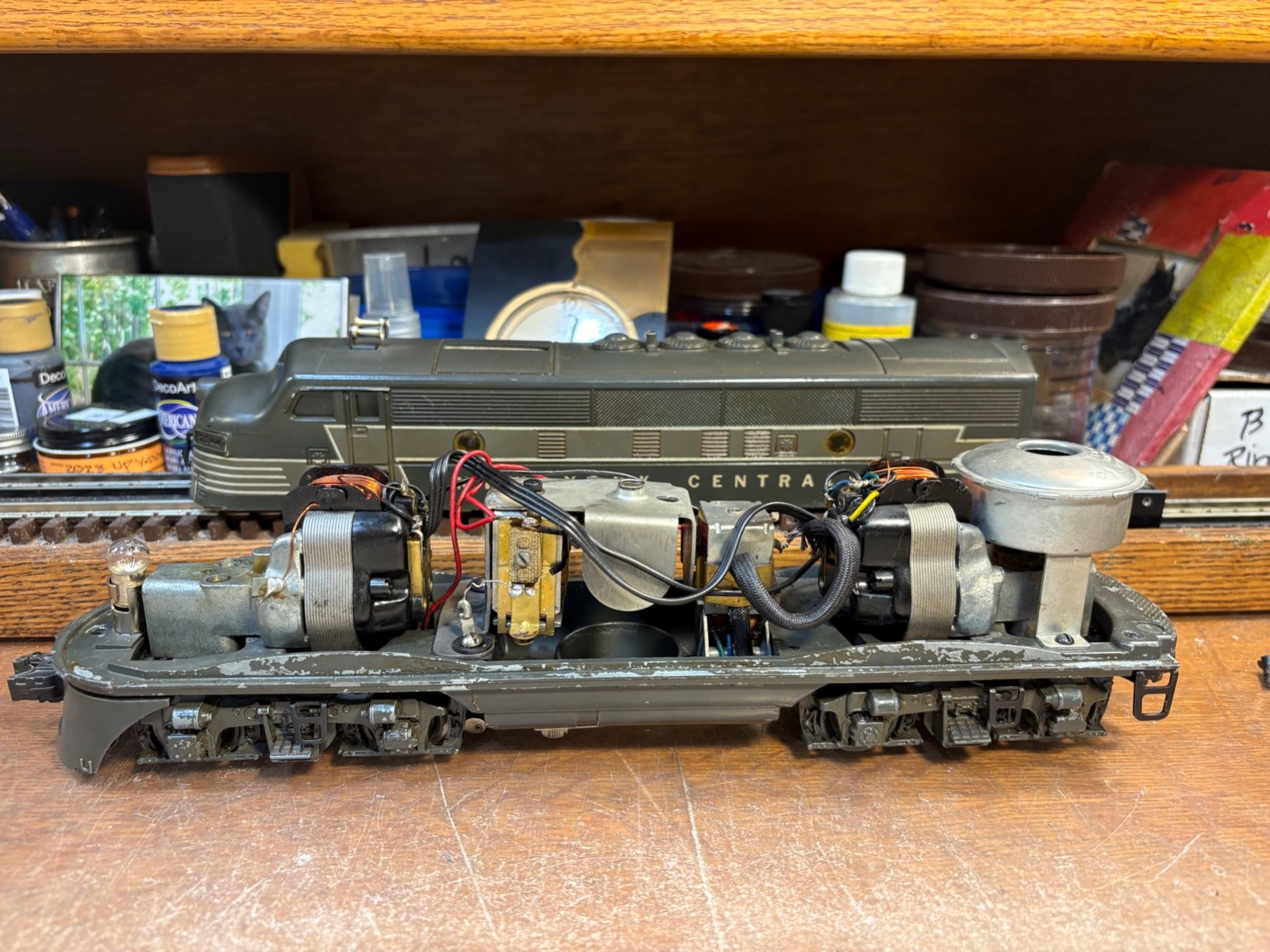 Lionel #2344 New York Central A-B-A F-3 Diesel SET, EX+, 1950-52
