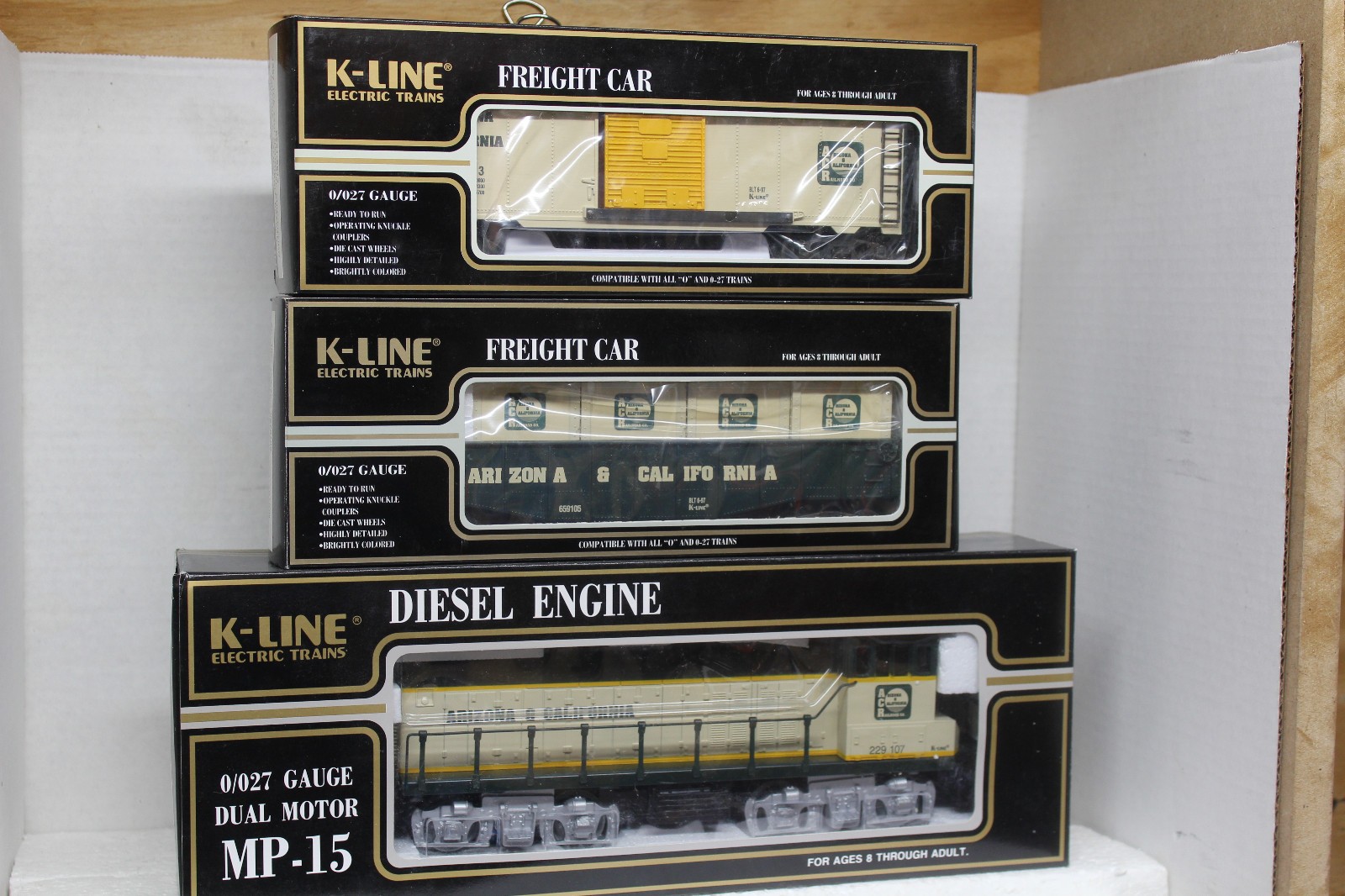 K-LINE #229107 1997 TCA 43RD CONVENTION ENGINE & 2 CARS