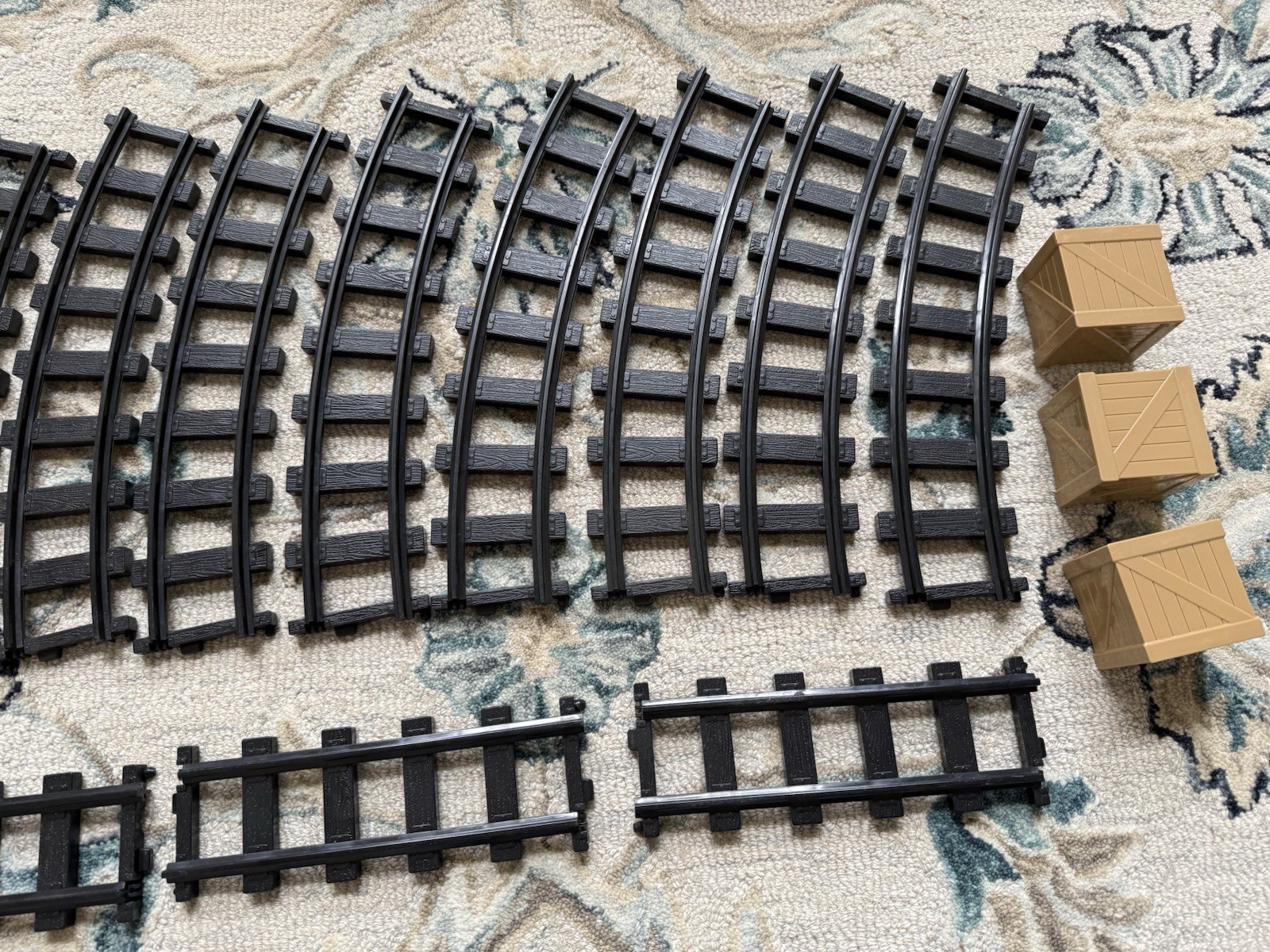 Lionel Pennsylvania Flyer 561 G Scale Battery Engine Tender Caboose 16 track pcs