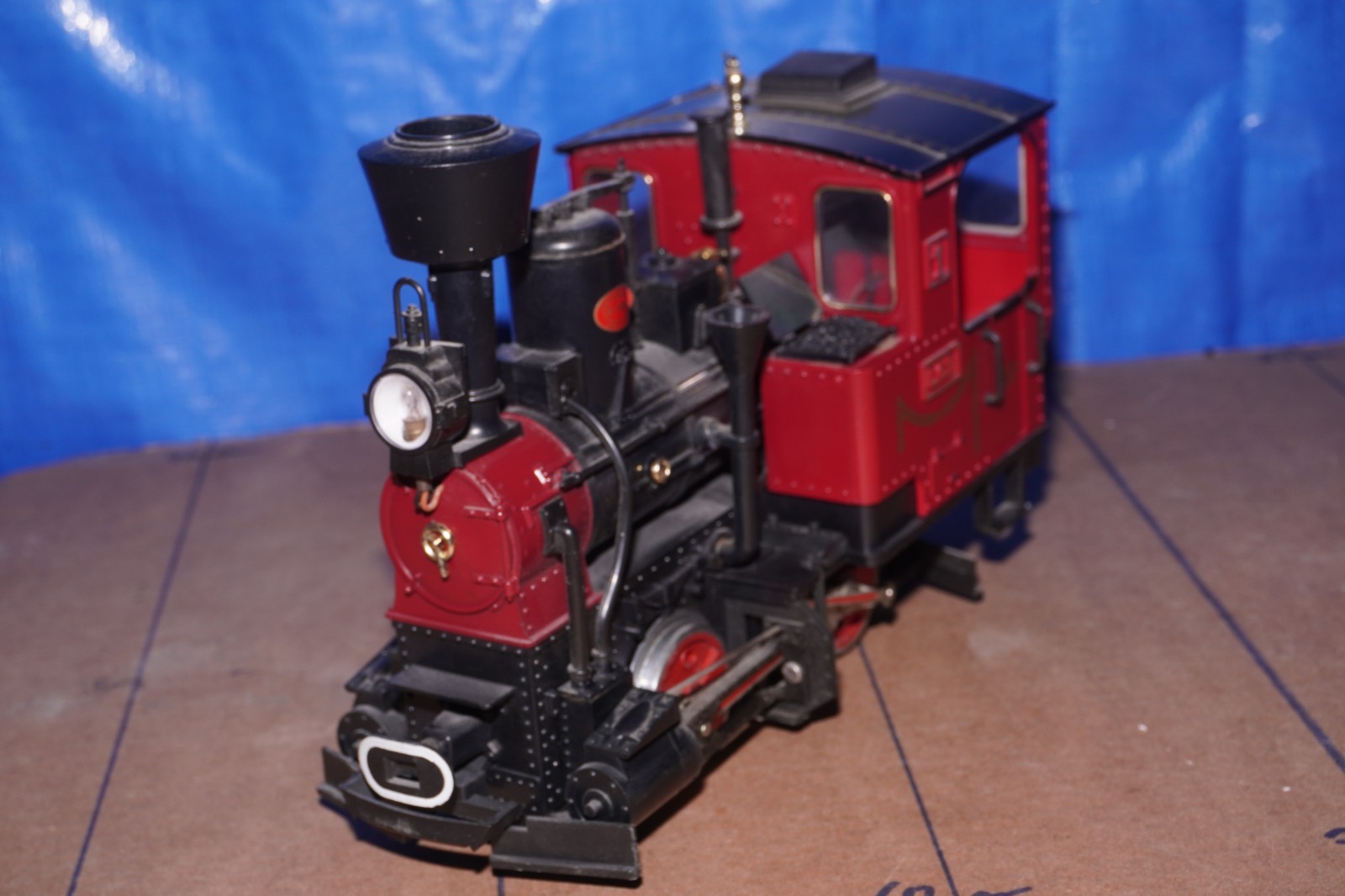 LGB 2010 G Scale 2-Rail Analog Steam Locomotive Red 100 Years