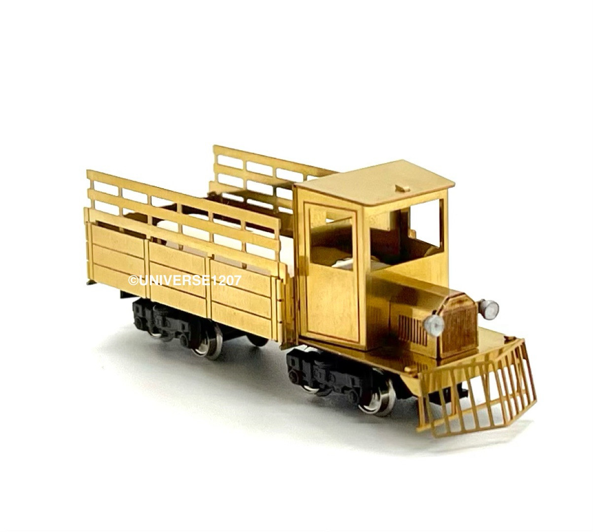 HOn30/HOe/HOn2-1/2 Scale Aru-Model Freelance Pickup Rail Truck RTR Brass Railcar