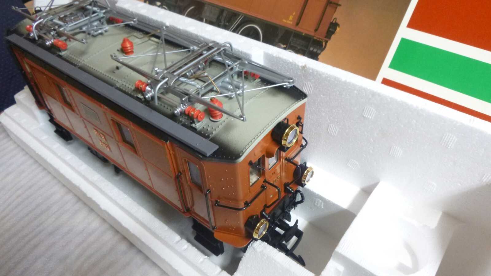 LGB LEHMANN 2045 LOCOMOTIVE Rh.B 205 Track G – Original Packaging (art. LS)