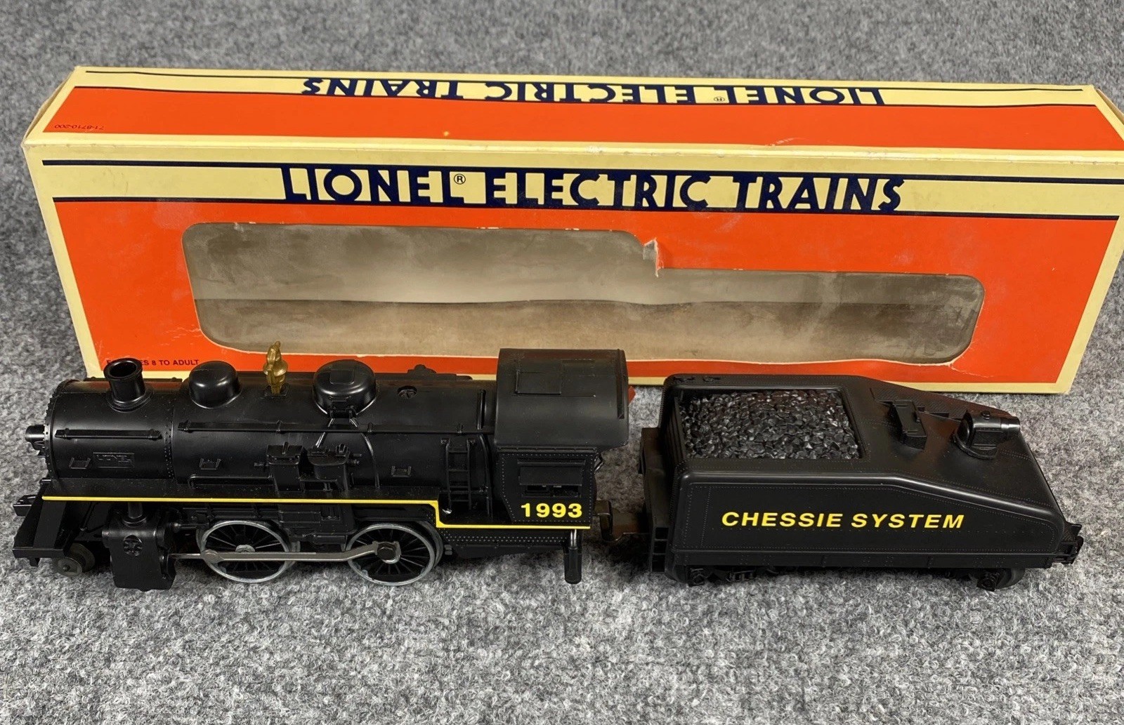 Lionel Electric Trains Chessie System 2-4-0 Steam Locomotive And Tender 6-18713