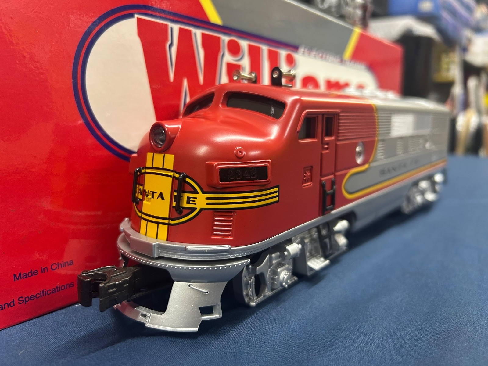 Williams (Repro) Santa Fe F-3 AA Diesel Engine Set w/ True Blast 2 2343